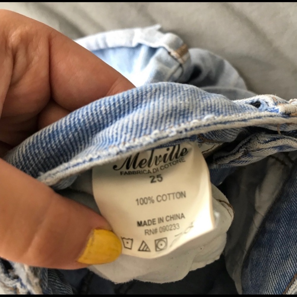 Brandy Melville high waisted denim shorts